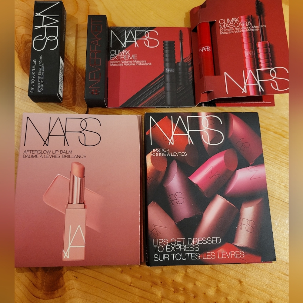 NARS Climax Mascara Set Of 2 And Dragon Lady Velvet Matte Lip Pencil